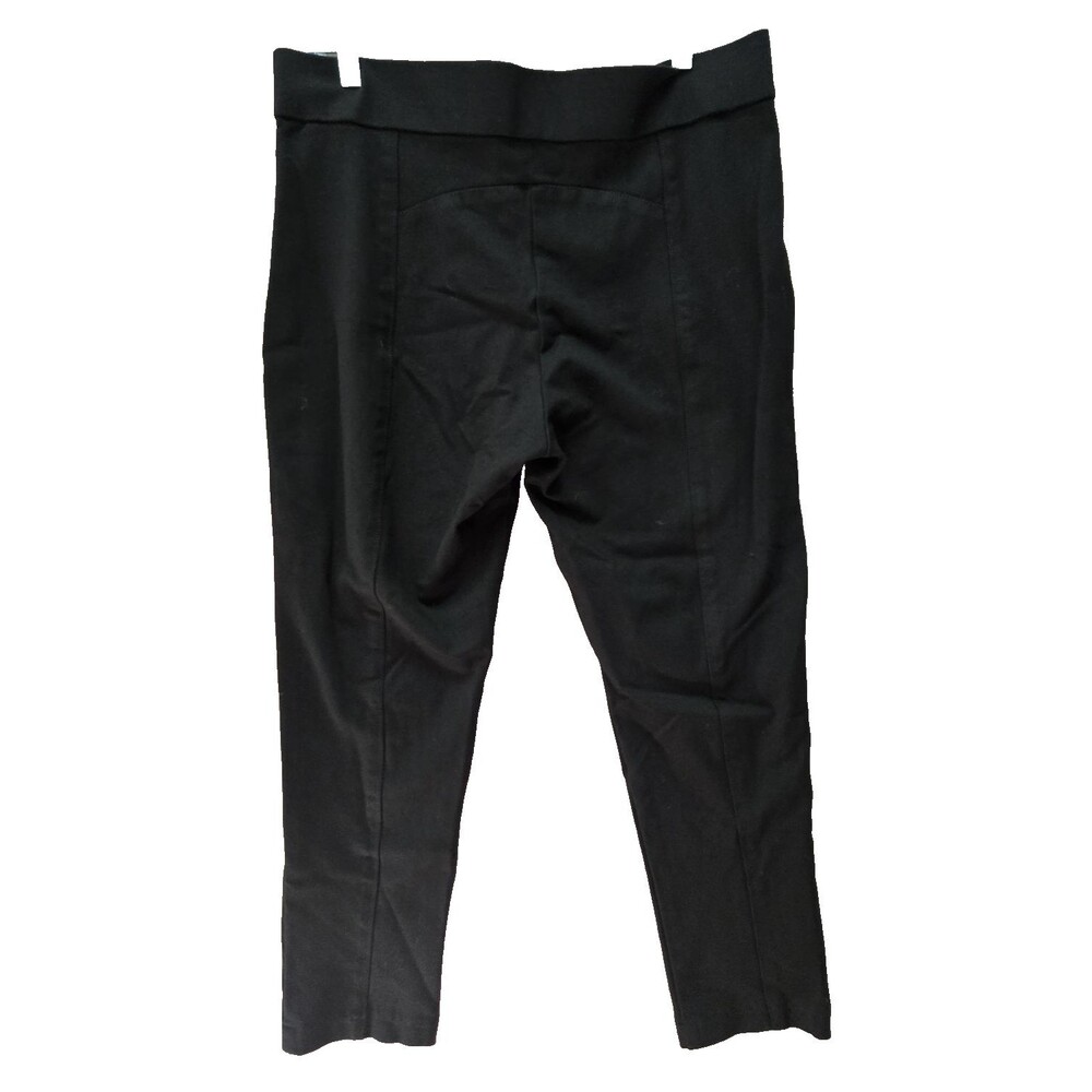Anne Klein Women Tummy Control Ponte Pants Black Size XL Skinny Ankle Workwear - Picture 3 of 6
